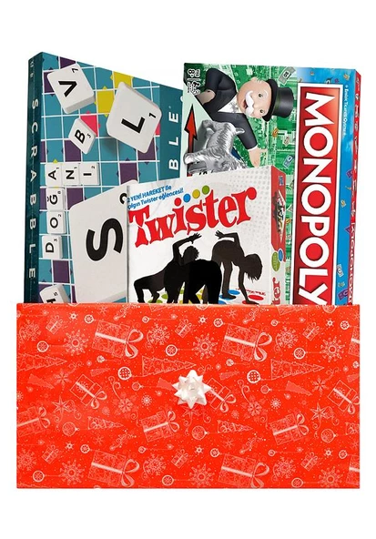 Scrabble Klasik Monopoly ve Twister Kutu Oyunu - 1