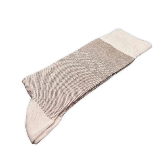 Bambu Erkek Çorabı - Tumaniş - Bej (17104-R8) - Resim 3