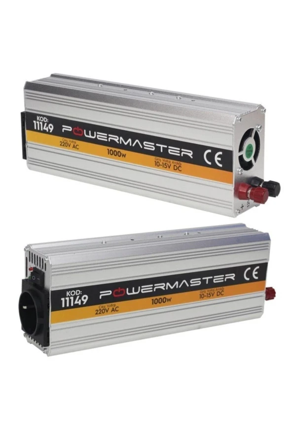 Pm-11149 12 Volt 1000 Watt Modıfıed Sınus Inverter 10-15v Arası-220v Ac Uyumlu