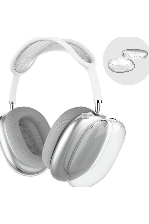 Airpods Max Ile Uyumlu Koruyucu Silikon Koruma Kılıfı