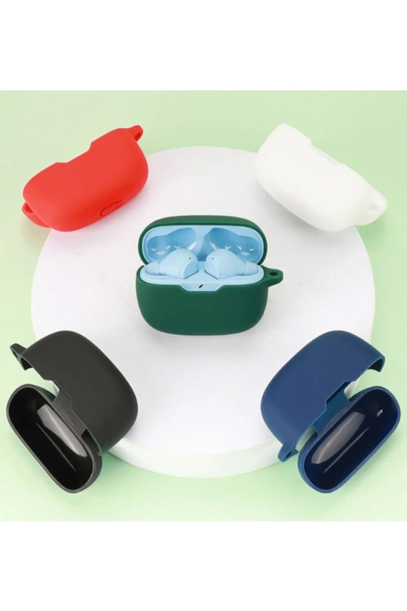 230NC TWS ile Uyumlu Kulaklık Kılıf Darbeye Dayanıklı Silikon Yumuşak Toz ve Kirden Koruma - Resim 4