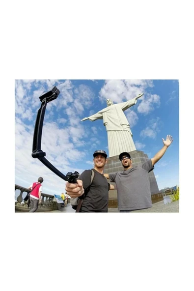 Aksiyon Kamera Monopod Çubuğu Stand Mini Tripod 3in1 3 Farklı Kullanım - 2