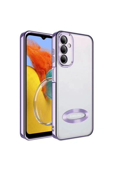 Galaxy M14 ile Uyumlu Kılıf Kamera Korumalı Logo Gösteren Colored Z-omega ürün görseli 1