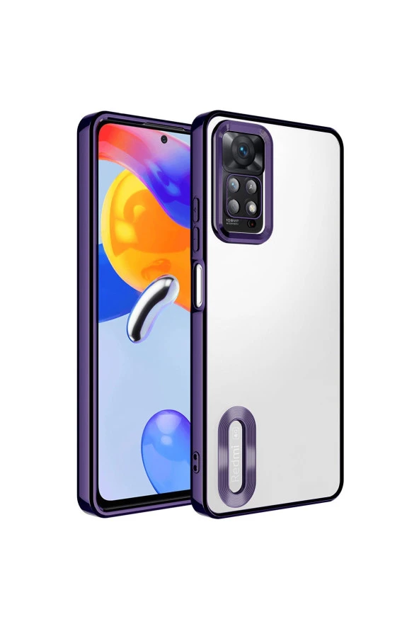 Xiaomi Redmi Note 12 Pro 4G ile Uyumlu Kılıf Kamera Korumalı Logo Gösteren Colored Z-omega ürün görseli