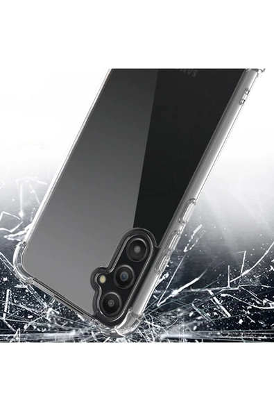 Samsung Galaxy A24 ile Uyumlu Kılıf Nitro Anti Shock Korumalı Ultra Kalın Şeffaf Kılıf - Resim 7