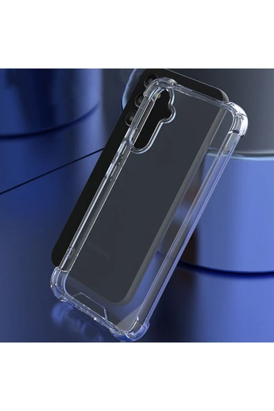 Samsung Galaxy A24 ile Uyumlu Kılıf Nitro Anti Shock Korumalı Ultra Kalın Şeffaf Kılıf - Resim 5