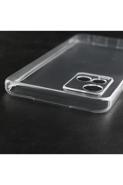 Vivo Y21S ile Uyumlu Kılıf Süper Esnek Toz, Kirden Koruyan Silikon Süper Şeffaf - Resim 5