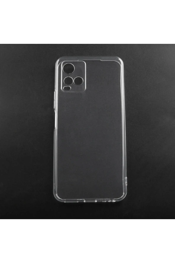 Vivo Y33S ile Uyumlu Kılıf Süper Esnek Toz, Kirden Koruyan Silikon Süper Şeffaf - Resim 4