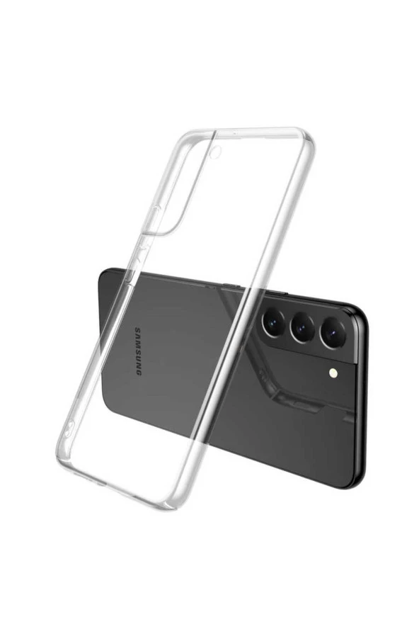 Galaxy S22 Plus ile uyumlu Kılıf Şeffaf ve pürüzsüz Z- Vonn Şeffaf Kılıf Kaliteli sert PC Kılıf - Resim 3