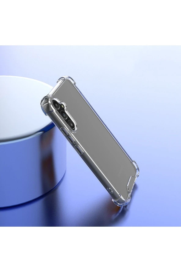 Samsung Galaxy A24 ile Uyumlu Kılıf Nitro Anti Shock Korumalı Ultra Kalın Şeffaf Kılıf - Resim 3