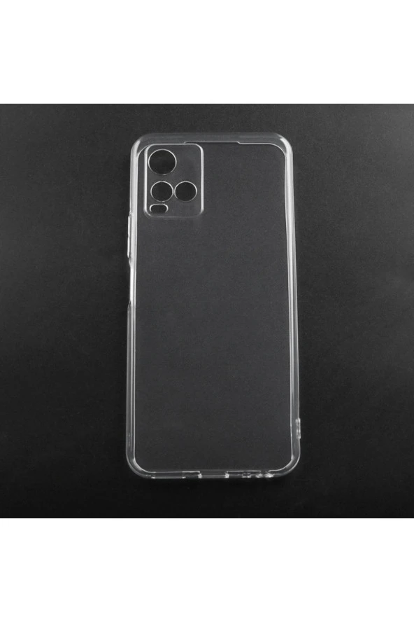 Vivo Y21S ile Uyumlu Kılıf Süper Esnek Toz, Kirden Koruyan Silikon Süper Şeffaf - Resim 4
