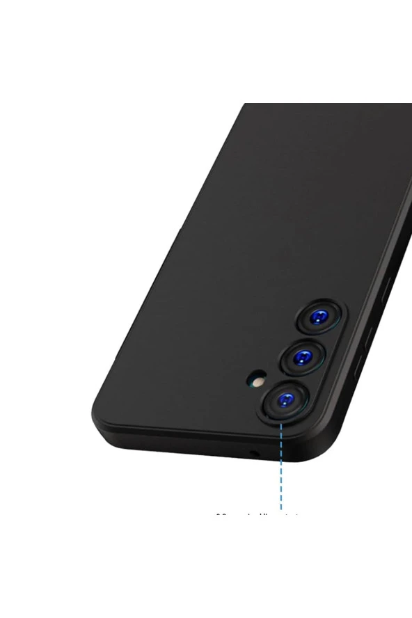 Samsung Galaxy S23 Fe ile uyumlu Kılıf Siyah Bye Kamera Korumalı Parmak izi yapmayan Galaxy S23 Fe - Resim 4