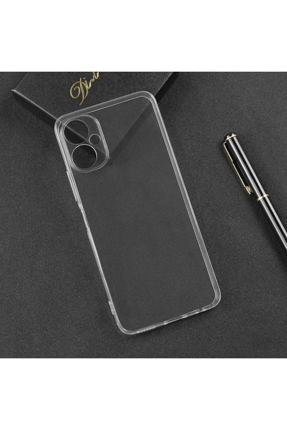 Tecno Camon 19 Neo ile uyumlu Kılıf Süper Şeffaf ve pürüzsüz Silikon Kapak - Resim 2