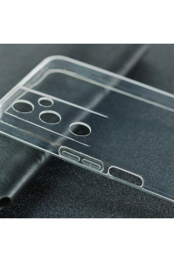 Tecno Pova Neo 2 ile uyumlu Kılıf Süper Şeffaf ve pürüzsüz Silikon Kapak - Resim 4