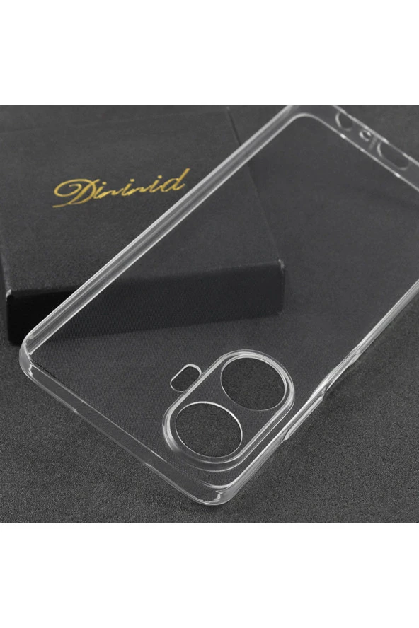 Realme C55 ile uyumlu Kılıf Süper Şeffaf ve pürüzsüz Silikon Kapak - Resim 2