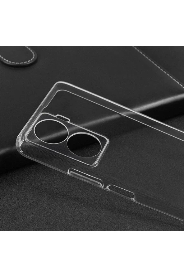 Tecno Camon 19 Pro ile uyumlu Kılıf Süper Şeffaf ve pürüzsüz Silikon Kapak - Resim 3