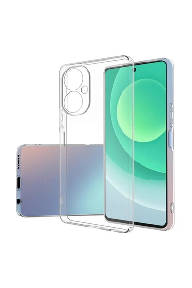Tecno Spark 9 Pro ile uyumlu Kılıf Süper Şeffaf ve pürüzsüz Silikon Kapak - Resim 5