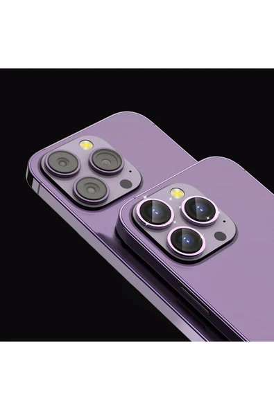 iPhone 13 ile uyumlu Görüş Açısını Bozmayan Z-CL-12 Premium Advice Safir Kamera Lens Koruma - Resim 6