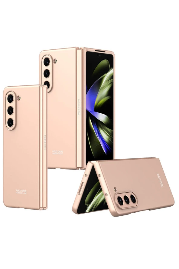Galaxy Z Fold 5 Ile Uyumlu Kılıf Mat Görünümlü 180° Açılıp Kapanabilir Z-kıpta ürün görseli