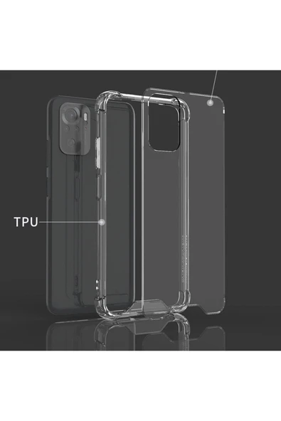 Xiaomi Redmi Note 10S ile uyumlu Kılıf Nitro Anti Shock Silikon - Resim 5