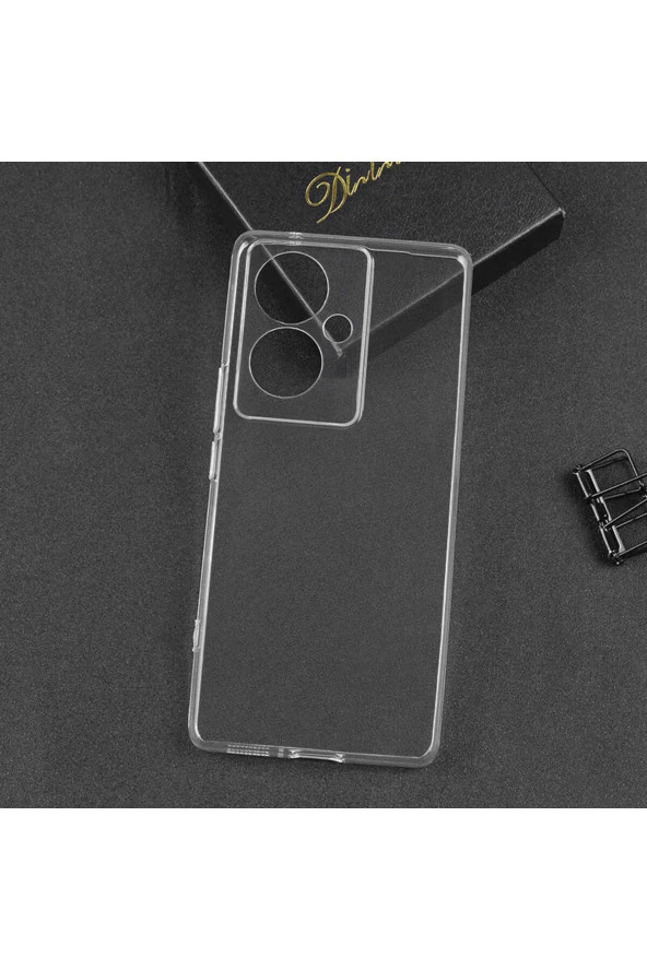 Vivo V29 Lite 5G ile Uyumlu Kılıf Süper Esnek Yapılı Kamera Korumalı Silikon Şeffaf Kapak - Resim 2