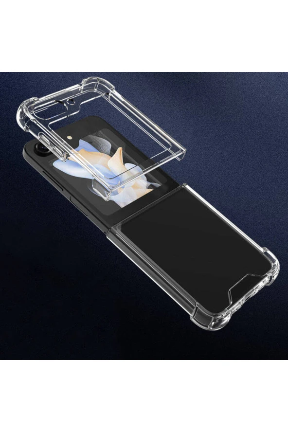 Galaxy Z Flip 5 ile Uyumlu Silikon Kılıf Z-Nitro Anti Shock Silikon Koruma Tam Uyum Anti-Şok Kapak - 3