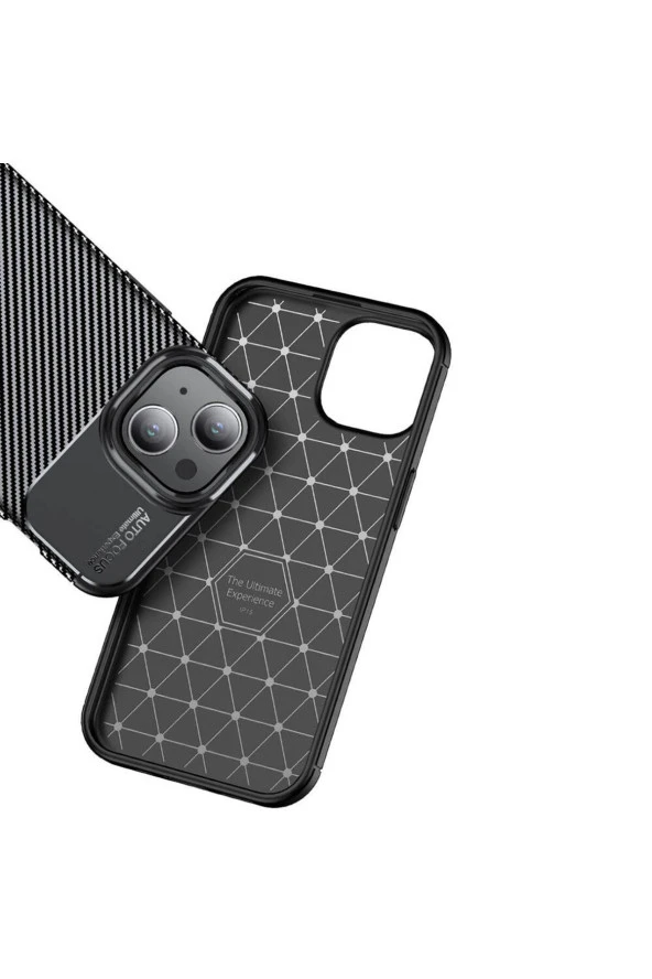 iPhone 15 ile Uyumlu Silikon Kılıf Tpu Negro Silikon Ultra Slim Fit Kılıf - Resim 4