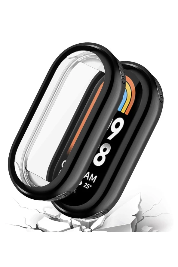 Xiaomi Mi Band 8 ile uyumlu Ekran Koruma Tam Kapatan Önü Kapalı Serendipity Tam Kapatan Ekran Koruma