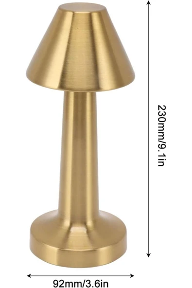 Masaüstü Dokunmatik Lamba Şarjlı 24 Saat Kullanım Süresi Ürün Otel Restoran Kitap Okuma Işık - Resim 8