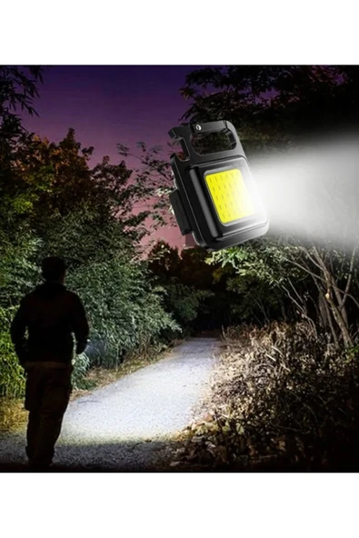 Esnek 30cm Ahtapot Tripod ile Birlikte Mini USB Su Geçirmez El Feneri Şarj Edilebilir El Feneri - Resim 8