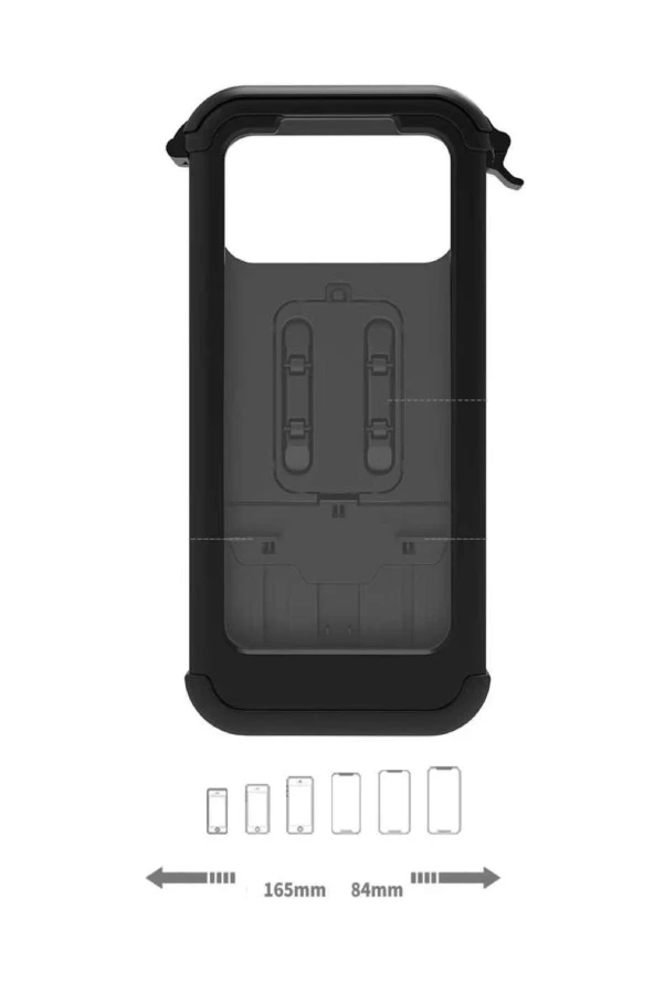 Bisiklet Motosiklet ve Scooter Dikiz Ayna Uyumlu Telefon Tutucu Universal Modellere Uyumlu DS-MTH3 - 6