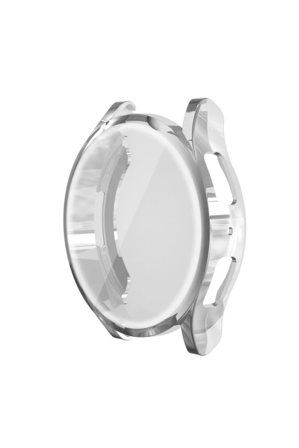 Galaxy Watch 6 ile Uyumlu 40mm Önü Kapalı Tasarım Silikon Kılıf Çerçeve çiziklere Karşı Koruma