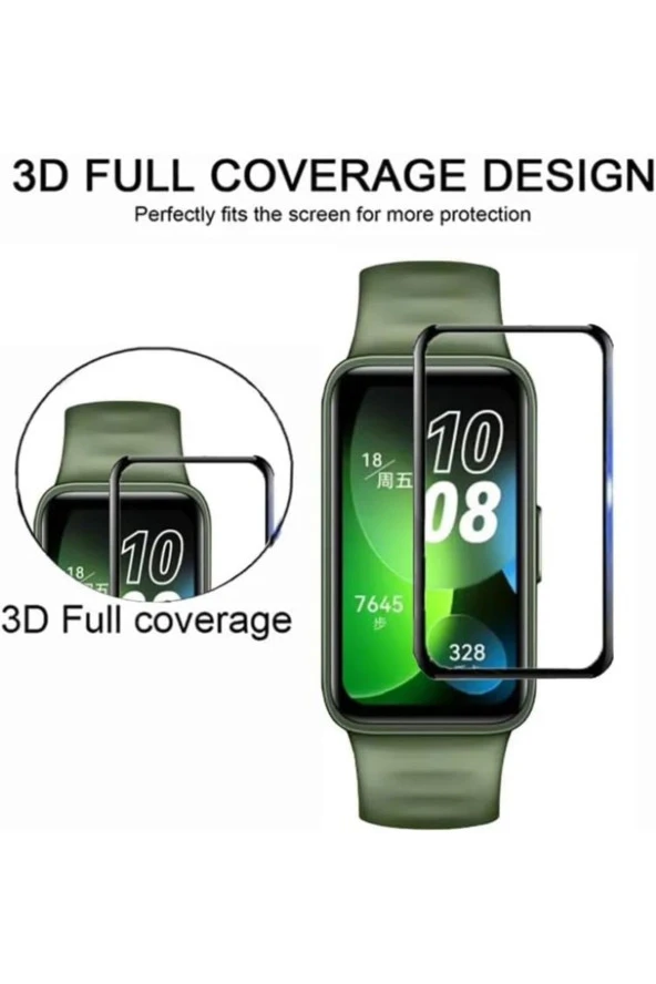 Huawei Band 8 İle Uyumlu Koruma Çerçeve Bupmper Protector Tam Çerçeve - Resim 2