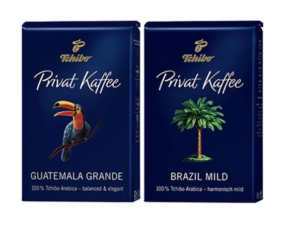 Privat Kaffee Brazil Mild 500g - Guatemala Grande Çekirdek Kahve 500g