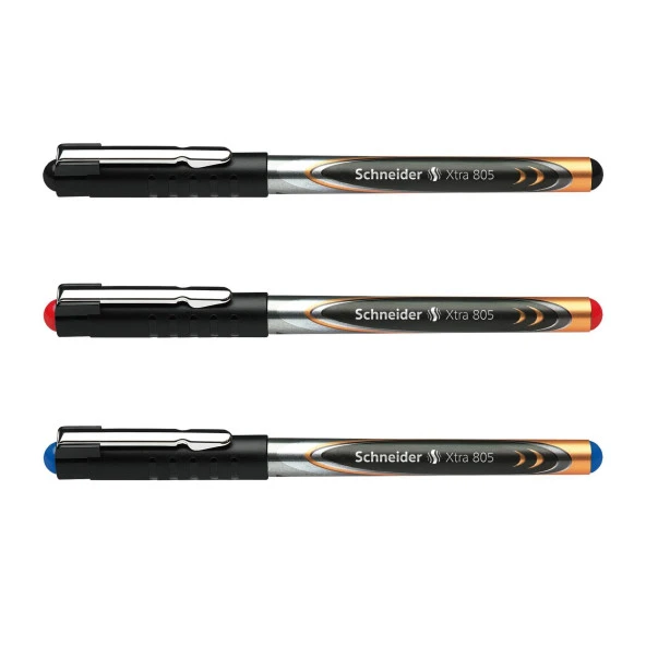 Schneider Xtra 805 İğne Uçlu Kalem 0.5 Kırmızı 10 Lu Set - 9