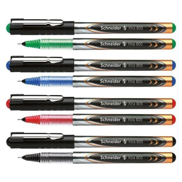 Schneider Xtra 805 İğne Uçlu Kalem 0.5 Kırmızı 10 Lu Set - 10