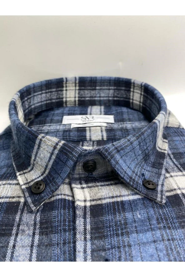 PREMİUM SVR REGULAR CEPLİ KIŞLIK FLANEL GÖMLEK - Resim 2