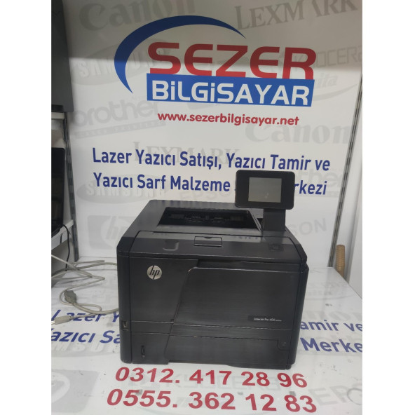 HP LaserJet Pro 400 Yazıcı M401dw wi-fi + dublex li lazer yazıcı 6 bın syf çıktı verir(2,el yazıcıdır)