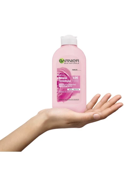 GARNIER BOTANİK TEMİZLEYİCİ  SKIN NATURALS SÜTÜ 200ML-GÜL ÖZLÜ HASAS CİLT