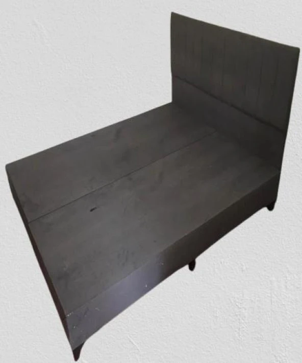 Baza Başlık Çift Kişilik 90294 140x200 Sandıksız Kör Tay Tüyü Kumaş  El Yapım - Resim 2