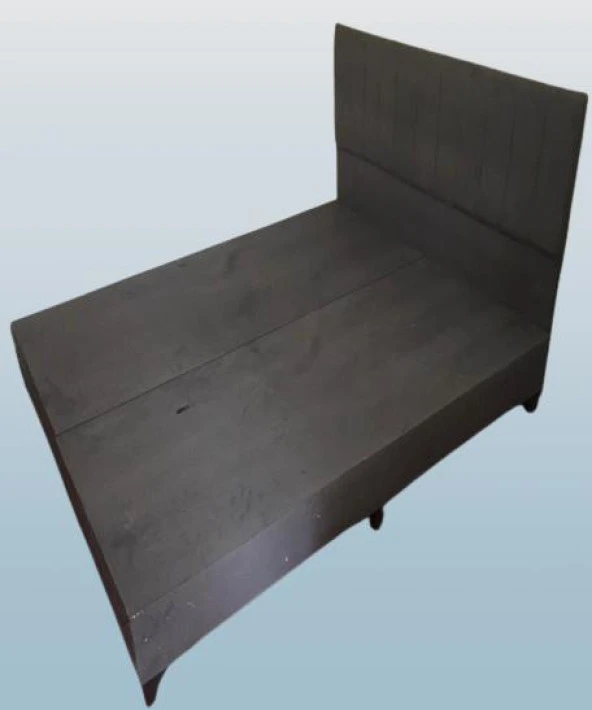 Baza Başlık Çift Kişilik 90294 140x200 Sandıksız Kör Tay Tüyü Kumaş  El Yapım - Resim 4