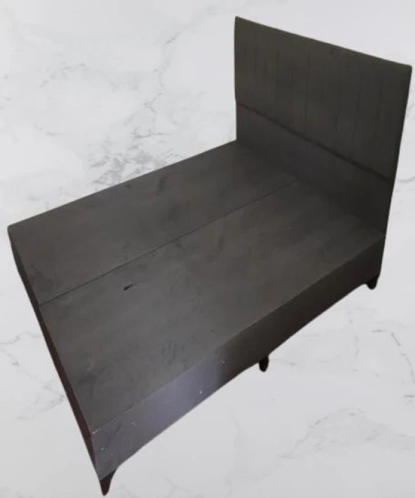 Baza Başlık Çift Kişilik 90294 140x200 Sandıksız Kör Tay Tüyü Kumaş  El Yapım - Resim 6