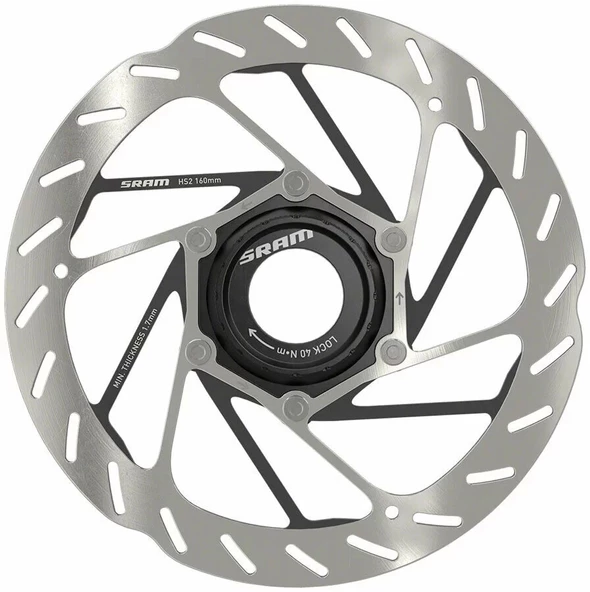 Sram HS2 160mm Centerlock Rounded Disk Fren Rotoru