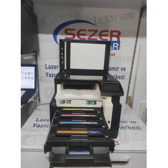 HP LaserJet Pro CM1415fn Renkli Çok İşlevli Yazıcı (2, EL LAZER YAZICIDIR ) - 2