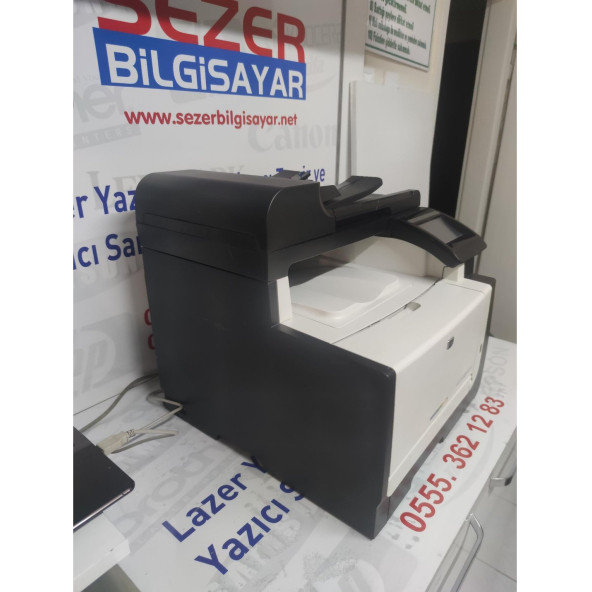 HP LaserJet Pro CM1415fn Renkli Çok İşlevli Yazıcı (2, EL LAZER YAZICIDIR ) - 3
