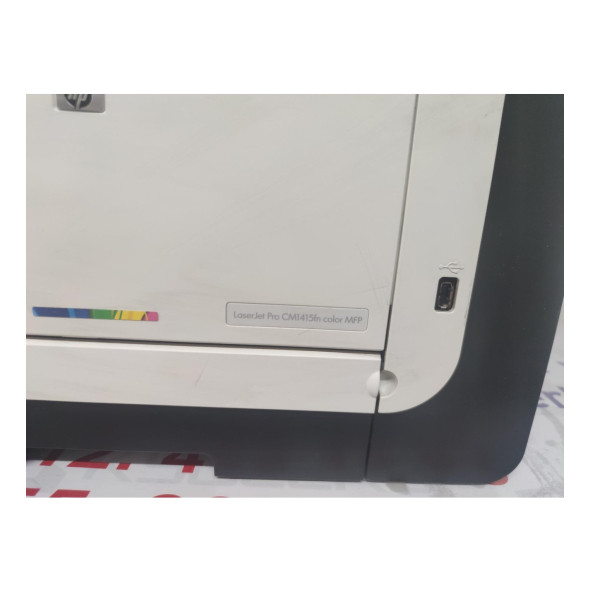 HP LaserJet Pro CM1415fn Renkli Çok İşlevli Yazıcı (2, EL LAZER YAZICIDIR ) - 5