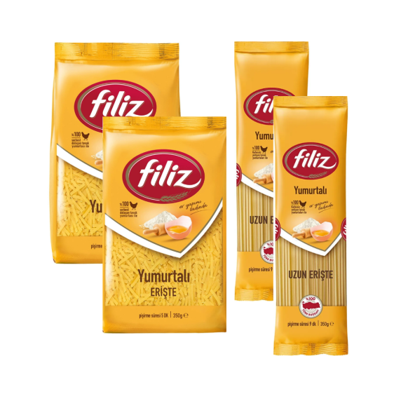 Yumurtalı Erişte Set 4'lü