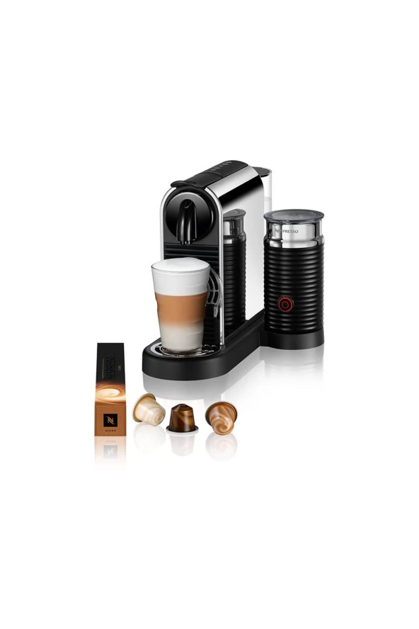 Nespresso D145 Citiz Platinum Bundle ,Paslanmaz Çelik