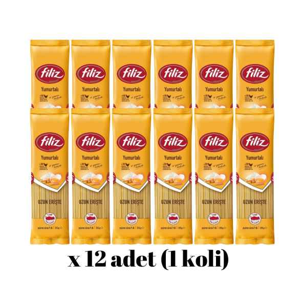 Yumurtalı Uzun Erişte x 12 adet (1 koli)