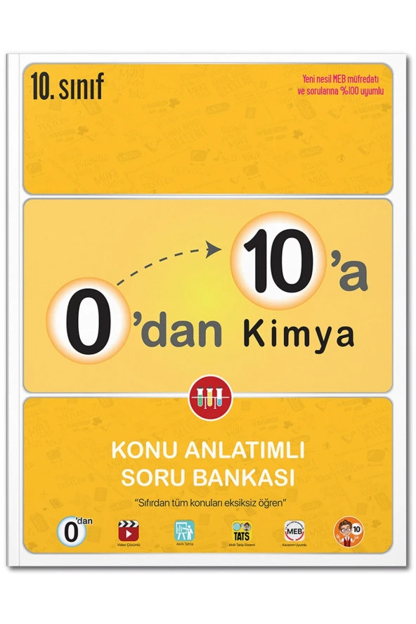 0dan 10a Kimya Konu Anlatımlı Soru Bankası